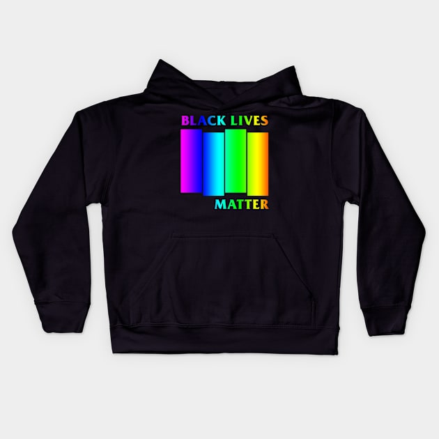 Black Lives Matter Kids Hoodie by WMKDesign